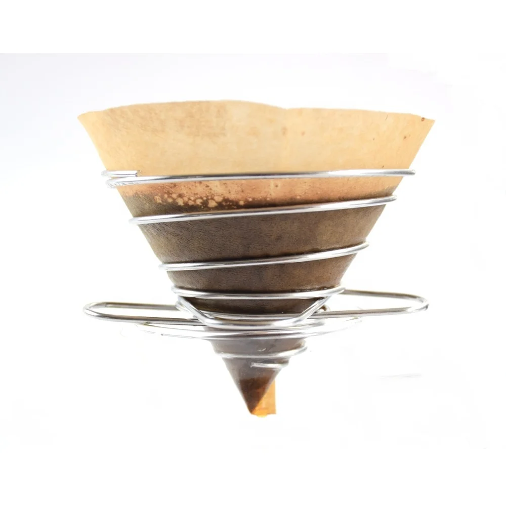 
EV02 Kitchen Accessories Foldable Stainless Steel Reusable Coffee Filter Tea Strainer Dripper for Home Kitchen 