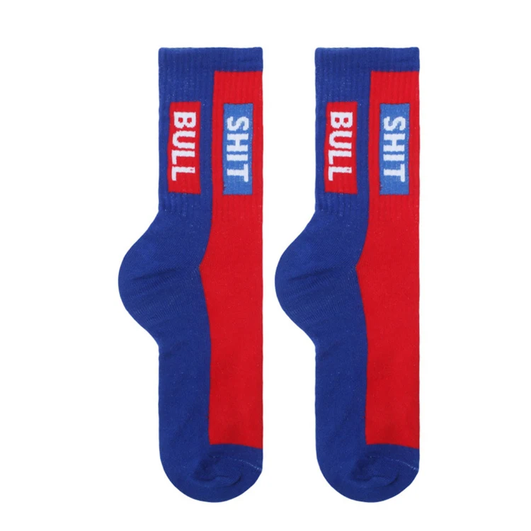 Изготовленные на заказ забавные 100% хлопковые спортивные носки для мужчин и женщин
