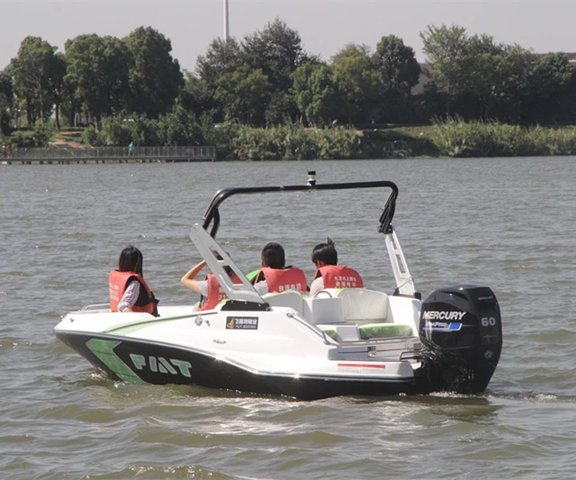 4.8m 15.7ft small jet boat fiberglass fishing speed boat for sale