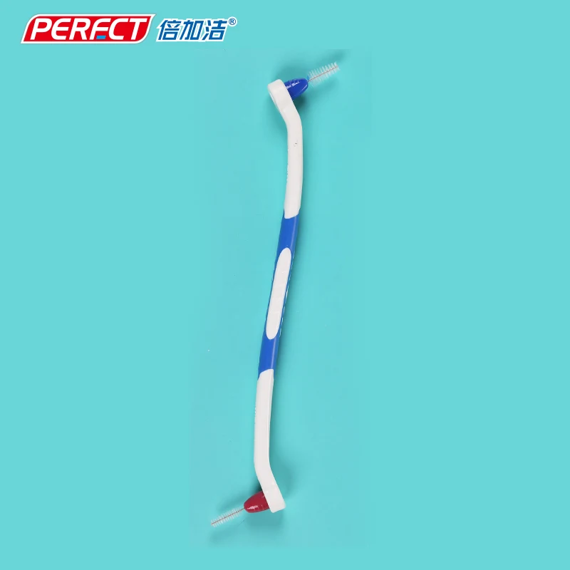 Межзубные щетки, резинка, массажные зубные щетки, Двойные головки, резиновые, для взрослых