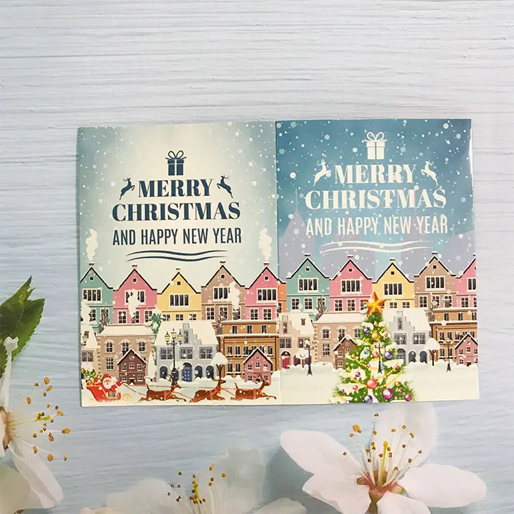 Christmas Best Wishes Video Player LED  Light Module for  Greeting Card