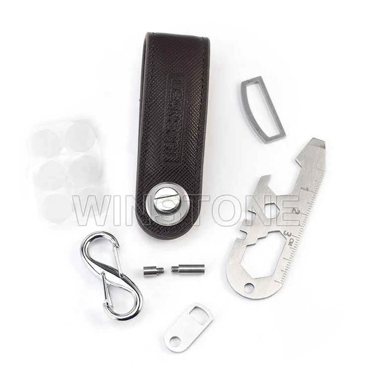 Индивидуальный умный органайзер для ключей из натуральной кожи для повседневного использования, органайзер для ключей, кошелек, держатель для ключей