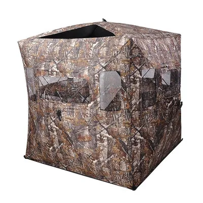 Maple Leaves Camo Shooting Blind Hunting Tent Pop Up Bird Watching Tent