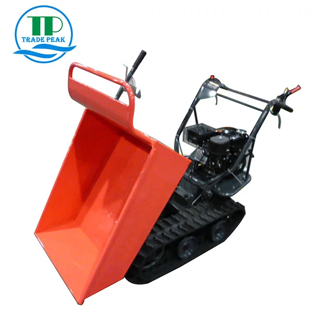 Hot Selling 300kgs Tracked Barrow QTP300C Mini Dumper Power Barrow
