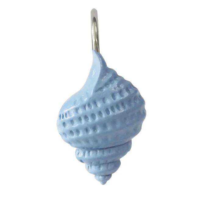Shell Resin Shower Curtain Hook Pack of 12 Ocean Shower Rings Pack of 12