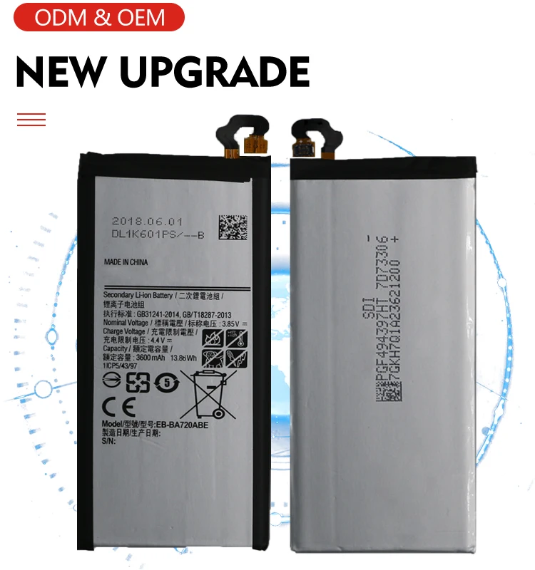 Best Manufacturer High Capacity Original Smartphone Oem EB-BA720ABE Battery for Samsung A7 2017