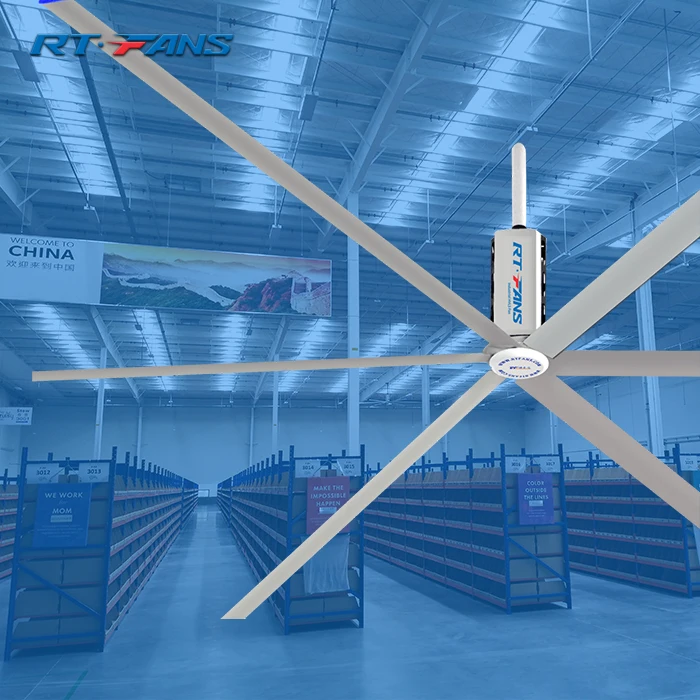 RTFANS китайский поставщик, самый продаваемый для рынка Таиланда, большой потолочный вентилятор HVLS