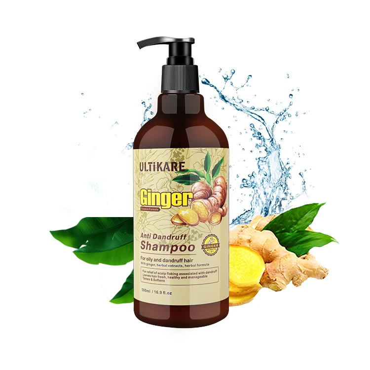 Private label bulk oem moisturizing hair care products natural ginger shampoo for dry hair