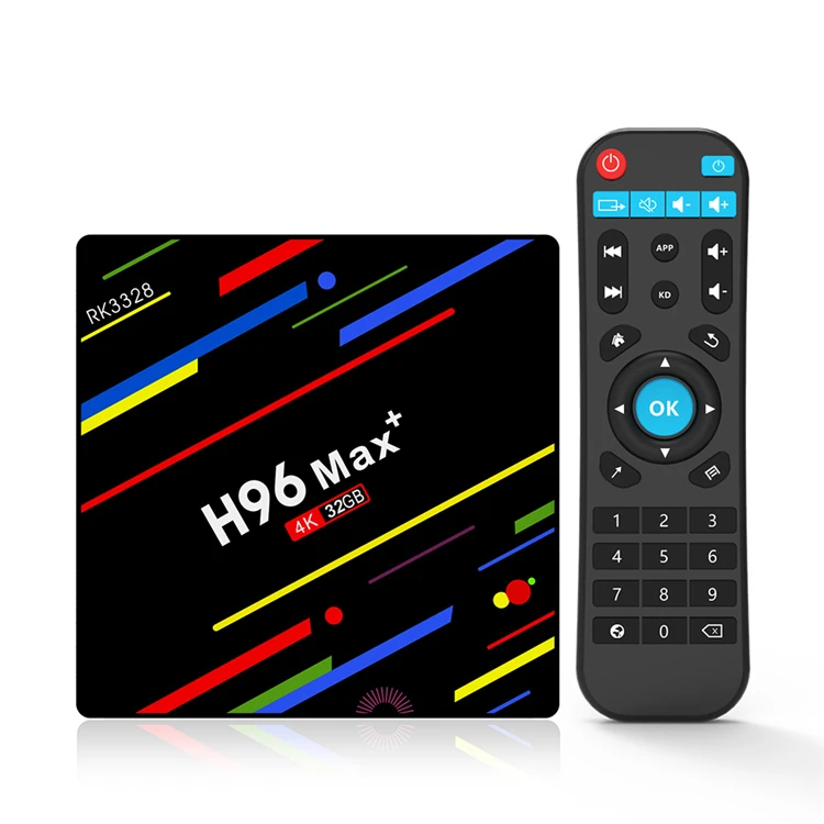 2019 H96 MAX Plus Smart TV Box Android 8.1 TV Box 4 gb Ram 32 gb Rom Rockchip RK3328 1080p 4 k H.265 USB3.0 IPTV Set Top Box
