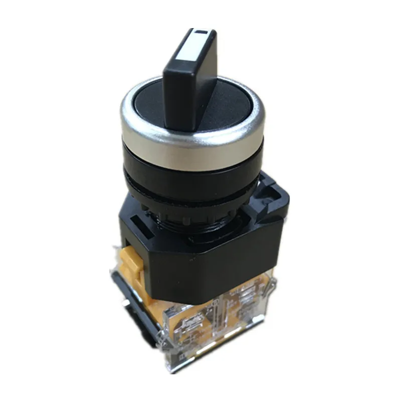 22mm 2NO 2NC 3 posotion waterproof selector push button switch