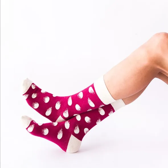 wholesale colorful knit sox manufacturer custom crew socks men