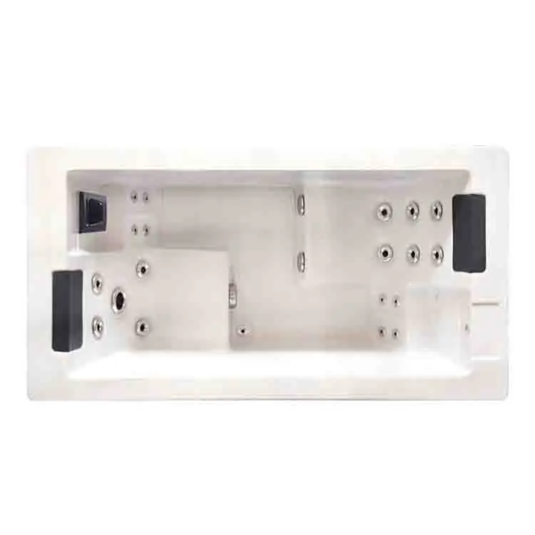 
Jazzi Balcony Acrylic Outdoor Freestand 2 Person Mini Hot Tub 