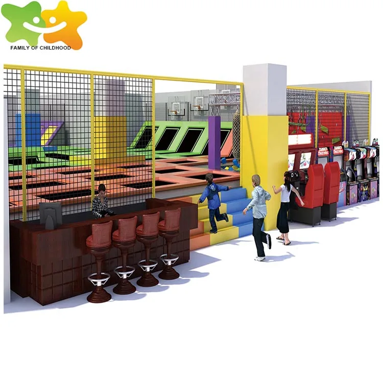 Спортивные Лучший открытый батут площадка завода бренды цена для продажи