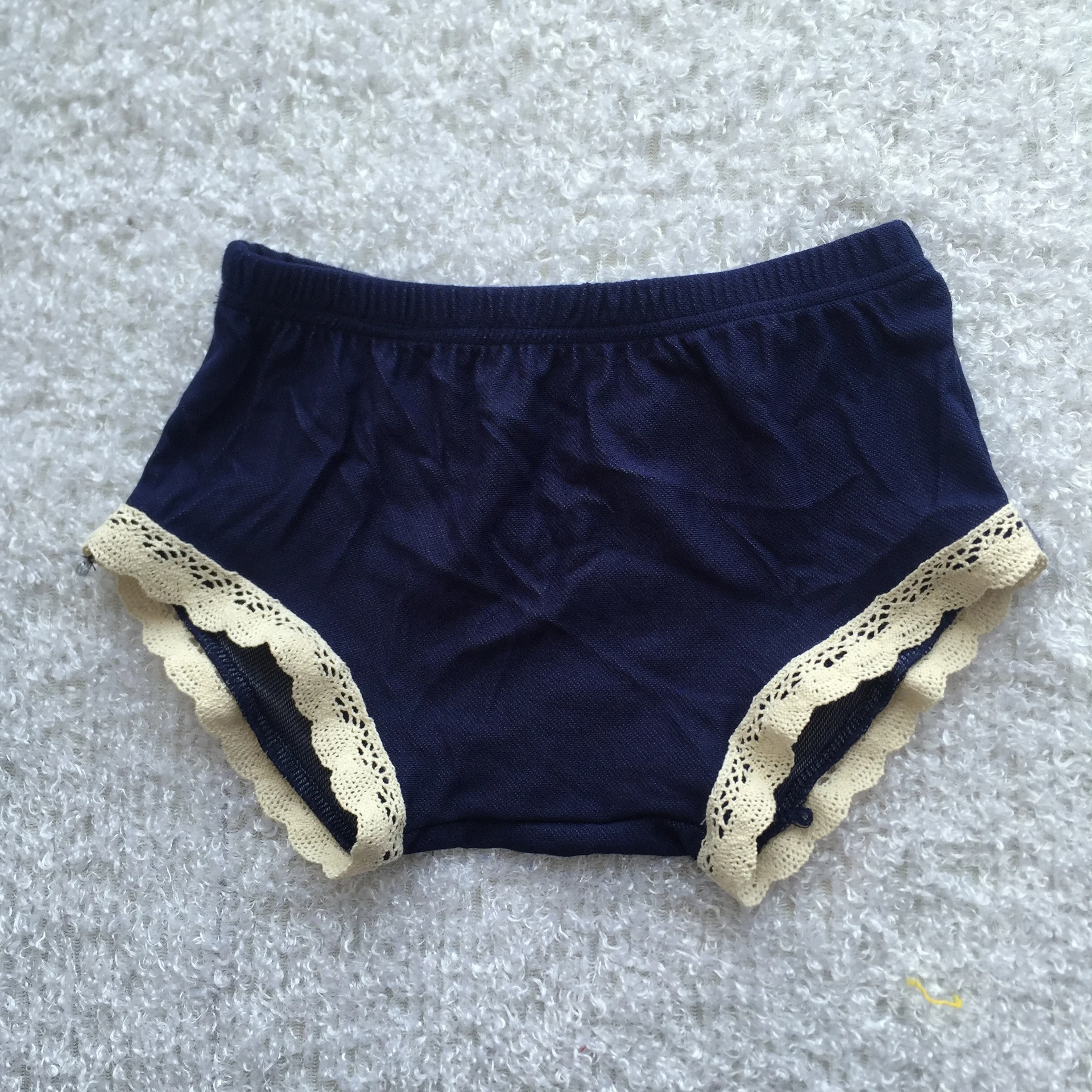 
summer baby bloomer denim fabric lace bummies skirts 