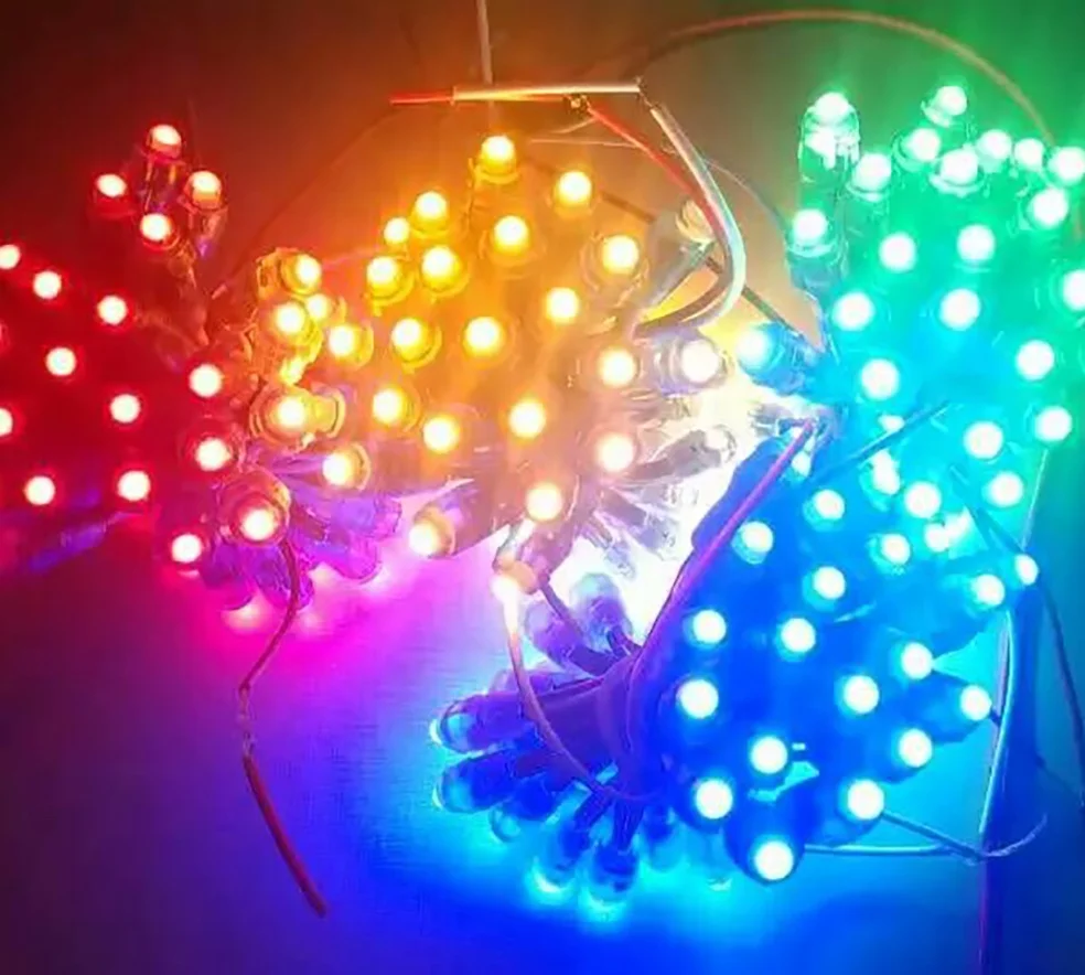 advertising banners 12v 5v 9mm f5 pixel string light ip67