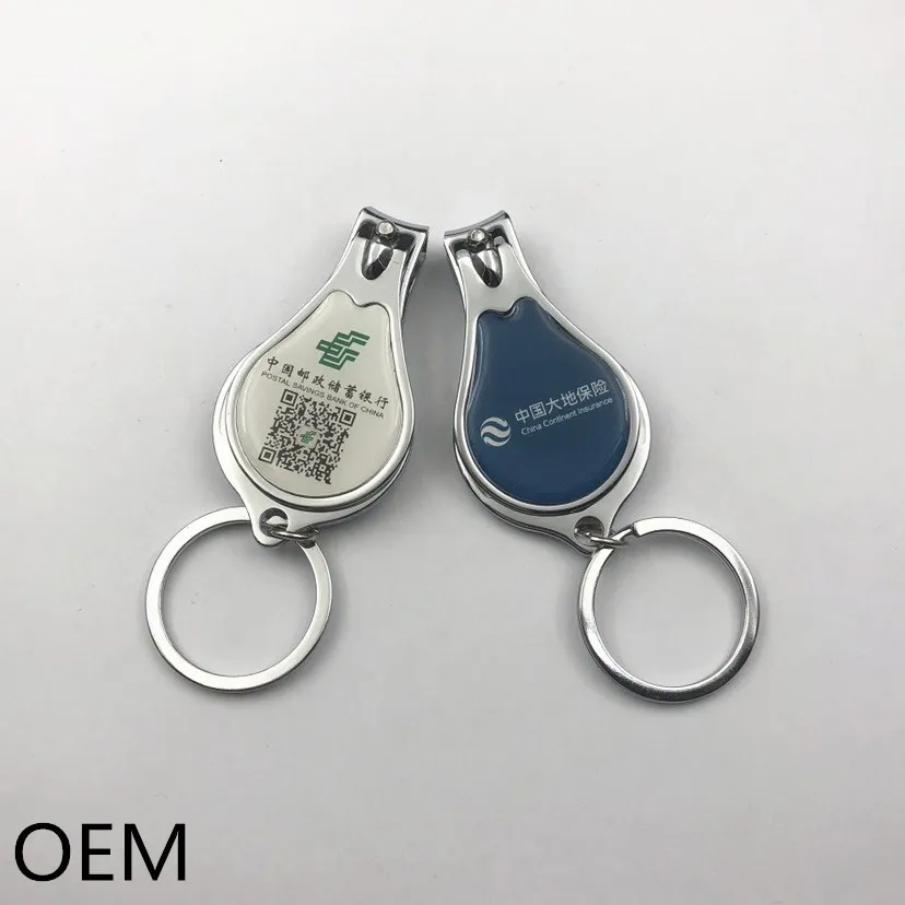 2018 подарок для бизнеса, сувенирный рекламный подарок предметов, заказное кольцо для ключей педикюр для стрижки ногтей