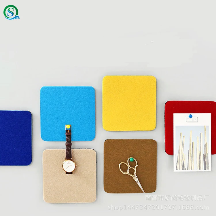 Felt color wall post background wall decoration notepad personality message board