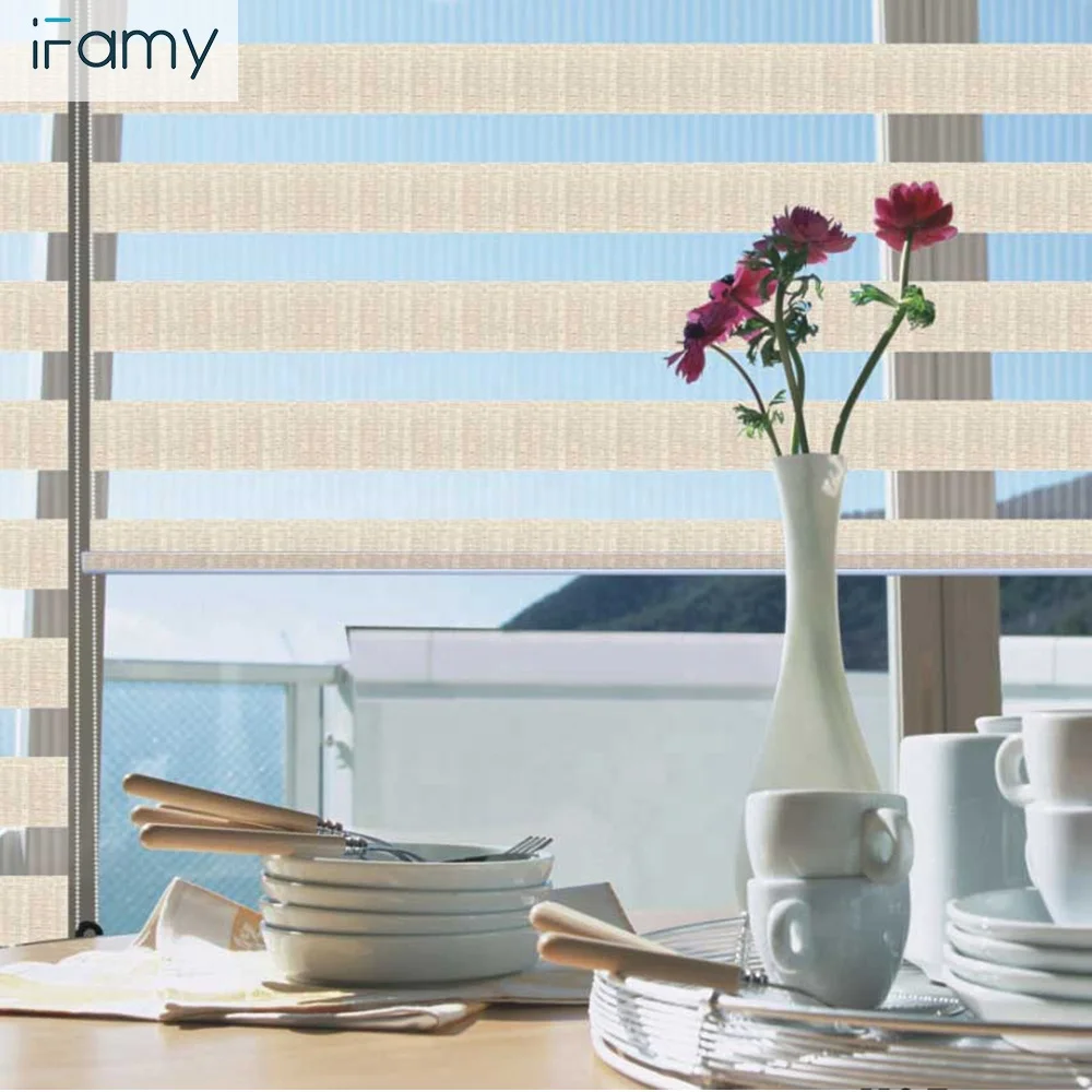 Hot sale Zebra Blind with many color double choose layer day and night blind
