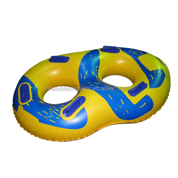 Heavy Duty Water Play Equipment Inflatable Triple River Floating Towable Tube for Sale