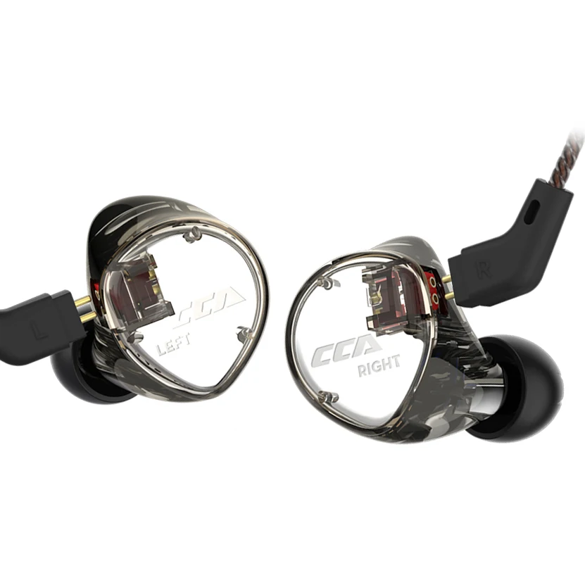 CCA C04 1DD 1BA Armature Dual Driver Earphone Detachable In Ear Audio Monitors