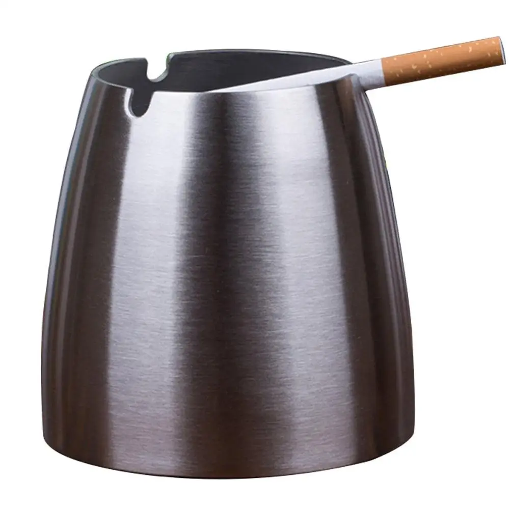 
2019 China factory tableware stainless steel ashtray windproof ashtray metal ashtray 