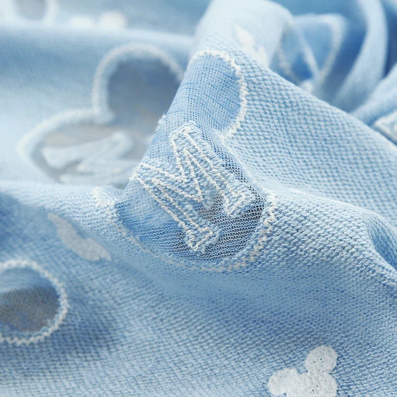 Высокое качество, оптовая продажа, новый светло-голубой симпатичный Микки Маус, удобная сгоревшая ткань