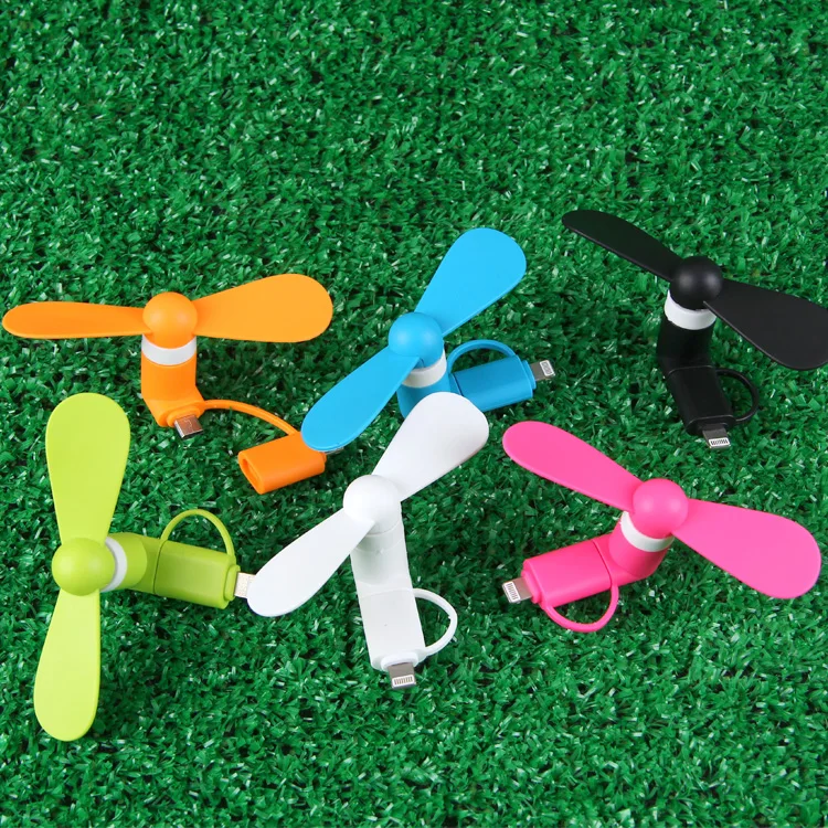 Wholesale Portable 2 in 1 Android Cell Phone Fan