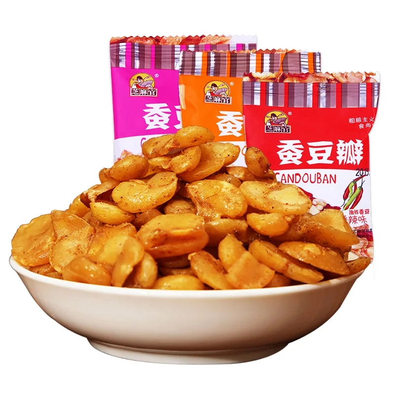 
Wholesale 300g Spicy Healthy Chinese Fried Salted Broad Bean Snacks 