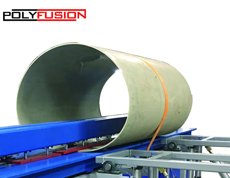 
4000mm PVC PP PE PPS pipe Automatic Plastic Sheet Butt Welding Machine welding equipment 