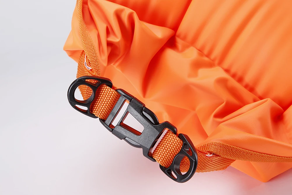 Orange Personal Open Water Swim Safety Tow Buoy 28L