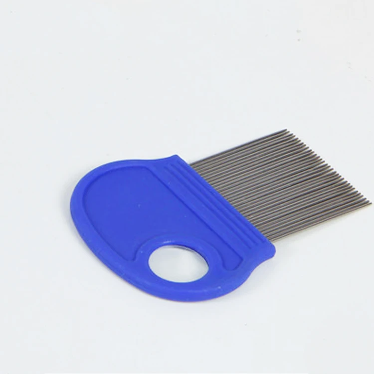 Best Quality Nit Free Dog Hair Grooming Accessories Micro Groove Stainless Steel Lice Comb