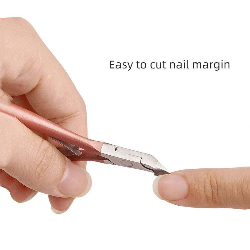 Stainless Steel Nail Clipper Toenail Finger Trimmer Dead Skin Cuticle Remover Scissors Cutter Plier Manicure Tool Cuticle Nipper