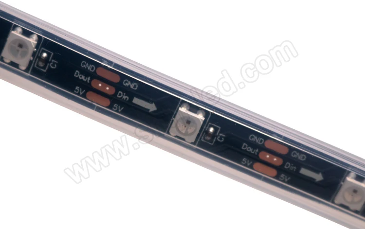 Glite LED digital Strip full Color 5m 30Pixels 2812 2811 2813 RGB Led strip  built-in SMD 5050 Chip addressable pixel strips led