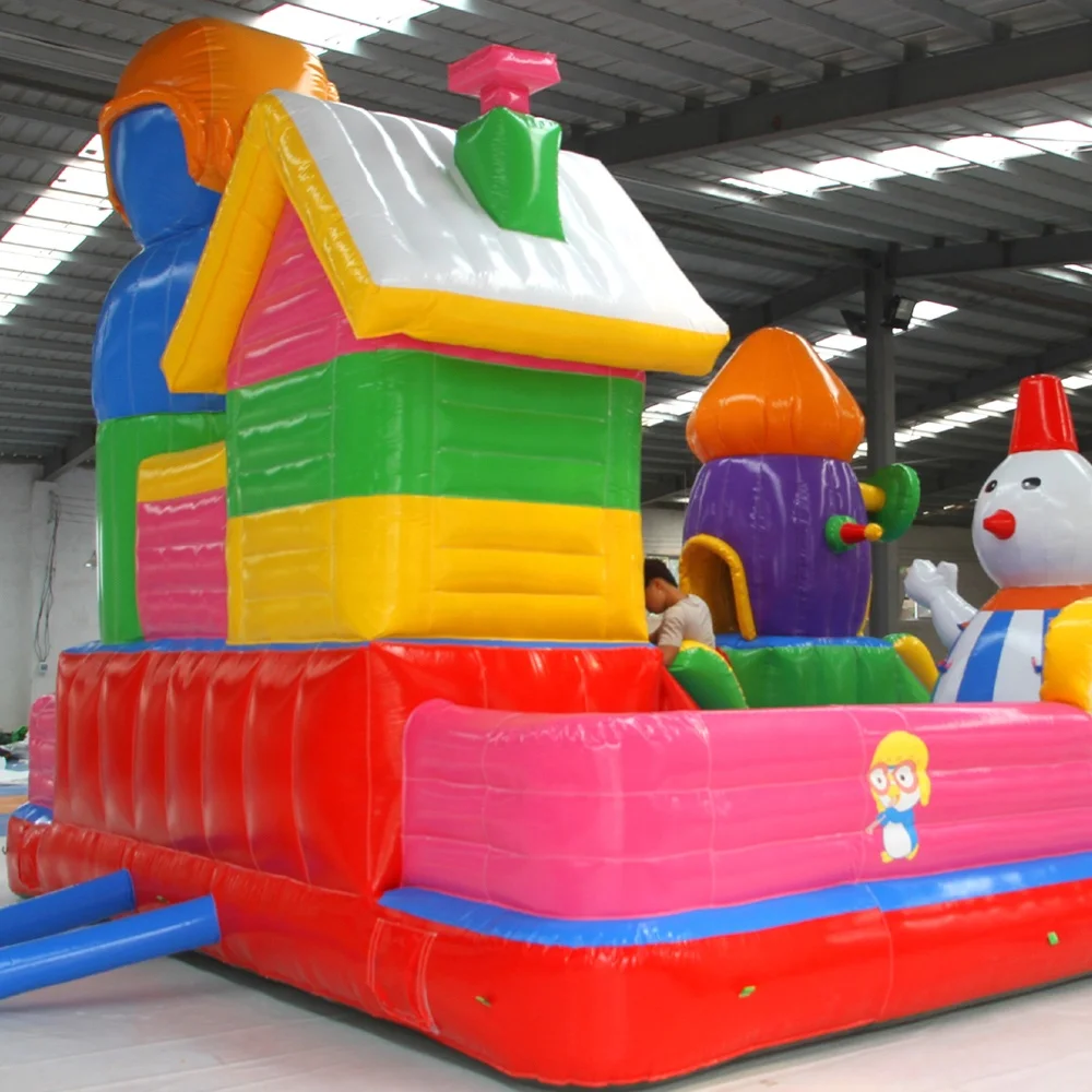 Factory wholesale commercial kids inflatable jumping house bouncer castle slide