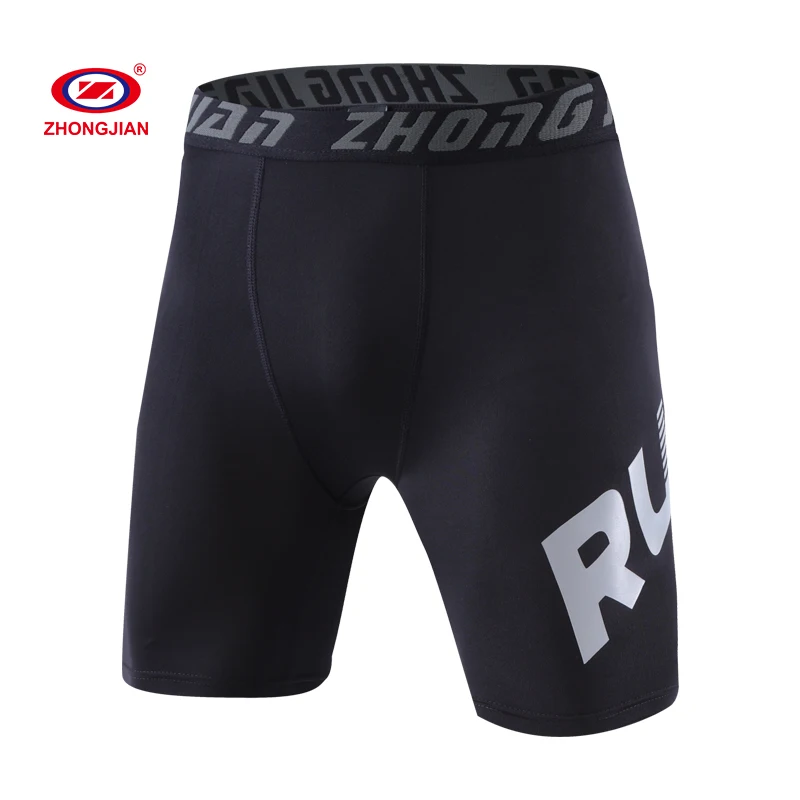 activewear blank compression mens gym tight plain yoga sweat shorts