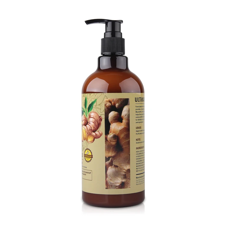 Private label bulk oem moisturizing hair care products natural ginger shampoo for dry hair