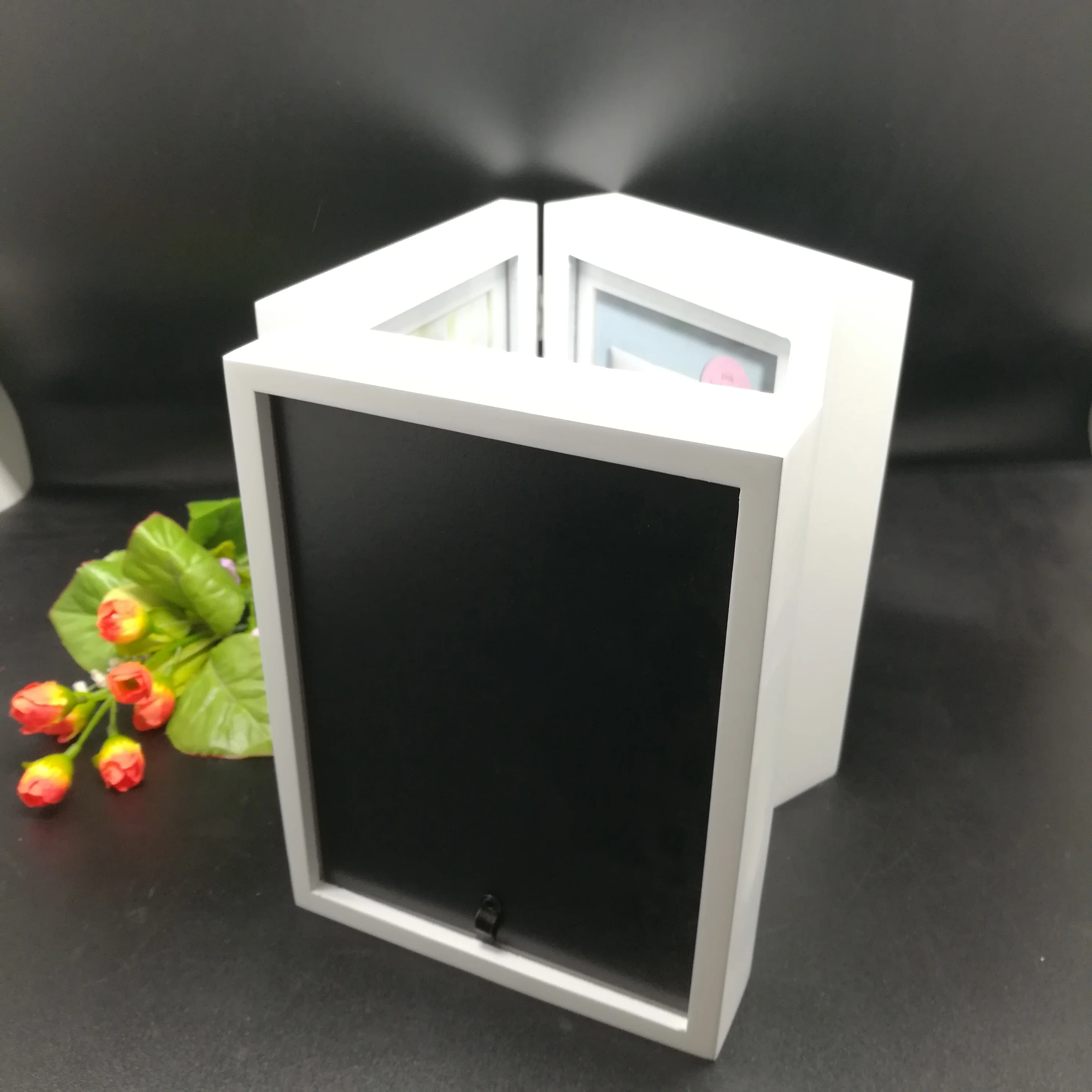 MDF Wooden Handprint and Footprint Clay baby picture Photo Frame