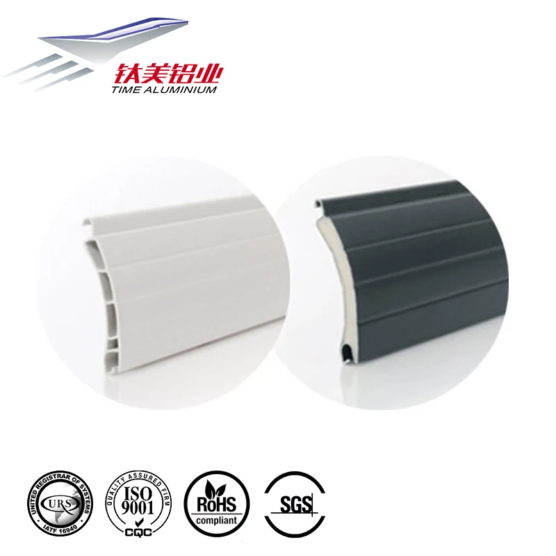 Powder coating aluminium roller shutter slat high quality rolling shutter profile for roll up door