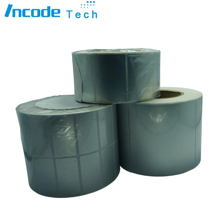 Прямая Тепловая пустая доставка этикетки термопередача этикетка наклеивается на коробке