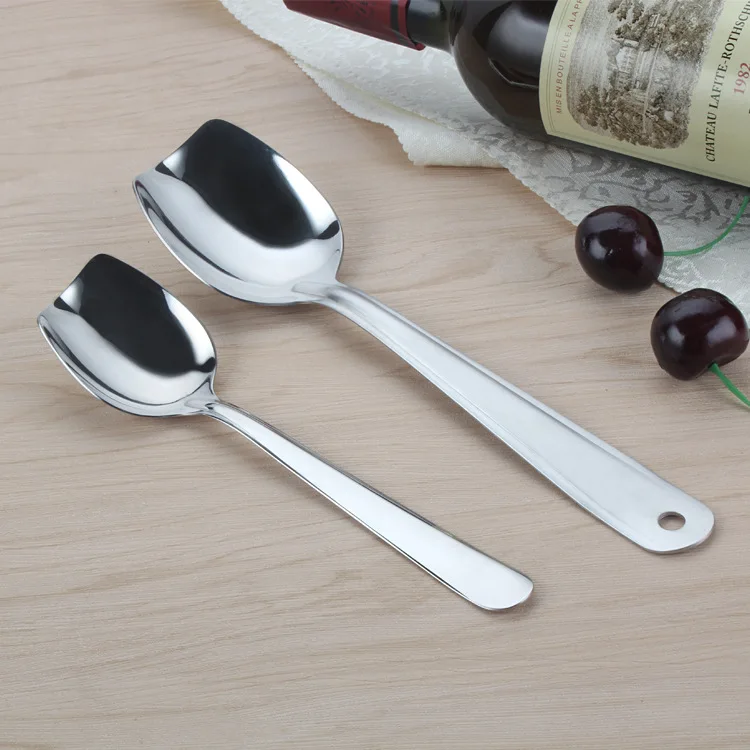 Novelty Stainless Steel 304 Bulk Metal Spoons Large Serving Spoon