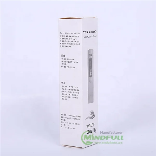China Pen Type TDS Meter/Water Quality TDS Meter/Ph TDS Meter