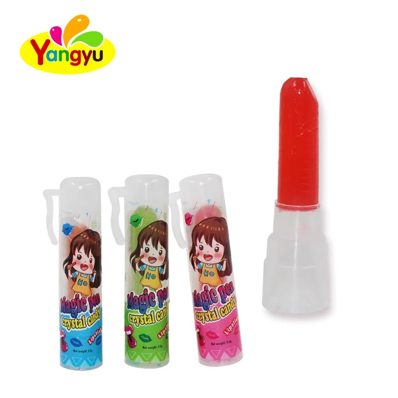 Волшебная ручка, Кристальные конфеты, индивидуальная упаковка, сладкая жесткая помада, леденец
