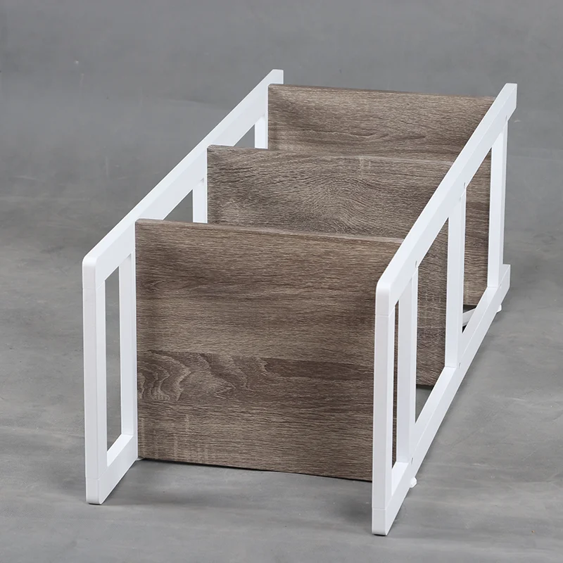 
Cheap living room standing corner storage lean ladder book shelf 