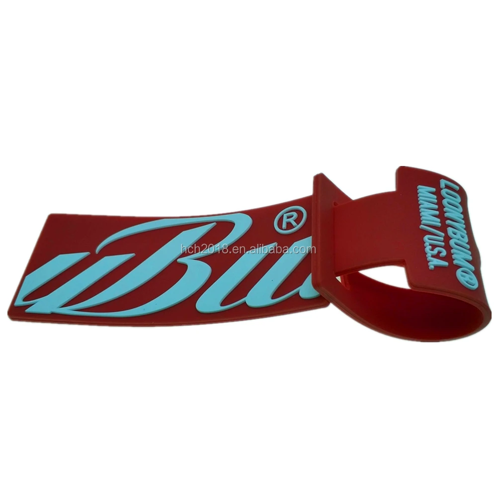 silicone baggage custom luggage tag