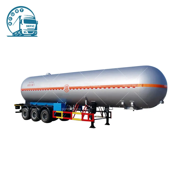Трехосной LPG транспорта полуприцепа LPG полуприцеп грузовика для продажи