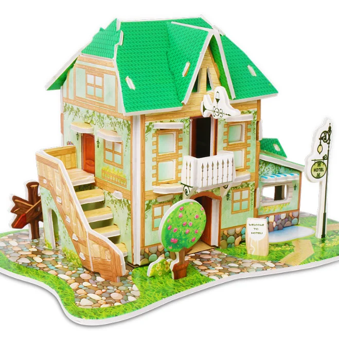 DIY Doll House Miniature Kids Dollhouse With Furnitures Toys House