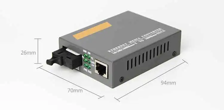  1 пара 1000 Мбит/с NETLINK Gigabit SC порт конвертер 3 км HTB-GS-03 AB волоконно-оптический приемопередатчик модуля преобразователя с 5V 1A адаптер