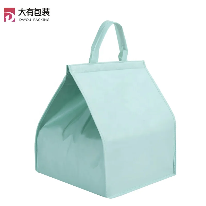 Customized Logo Aluminium Foil Beer Can Water Bottle Laminated Reusable Lunch Insulated Meal Prep Cooler Bags For Cake