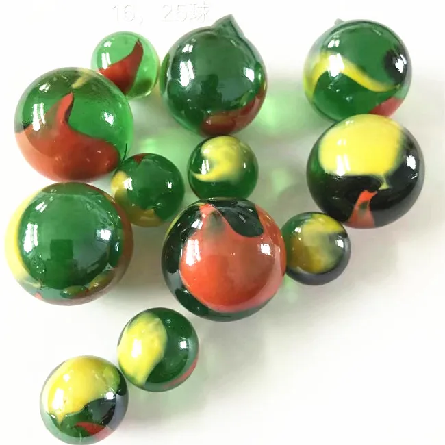 Заводской изготовленный стеклянный мраморный шар 16 мм для мраморных игр