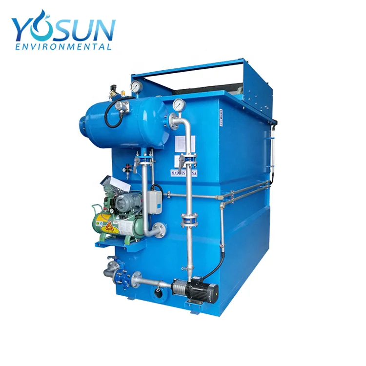 Water separation machine daf unit dissolved air flotation in Oil water separator